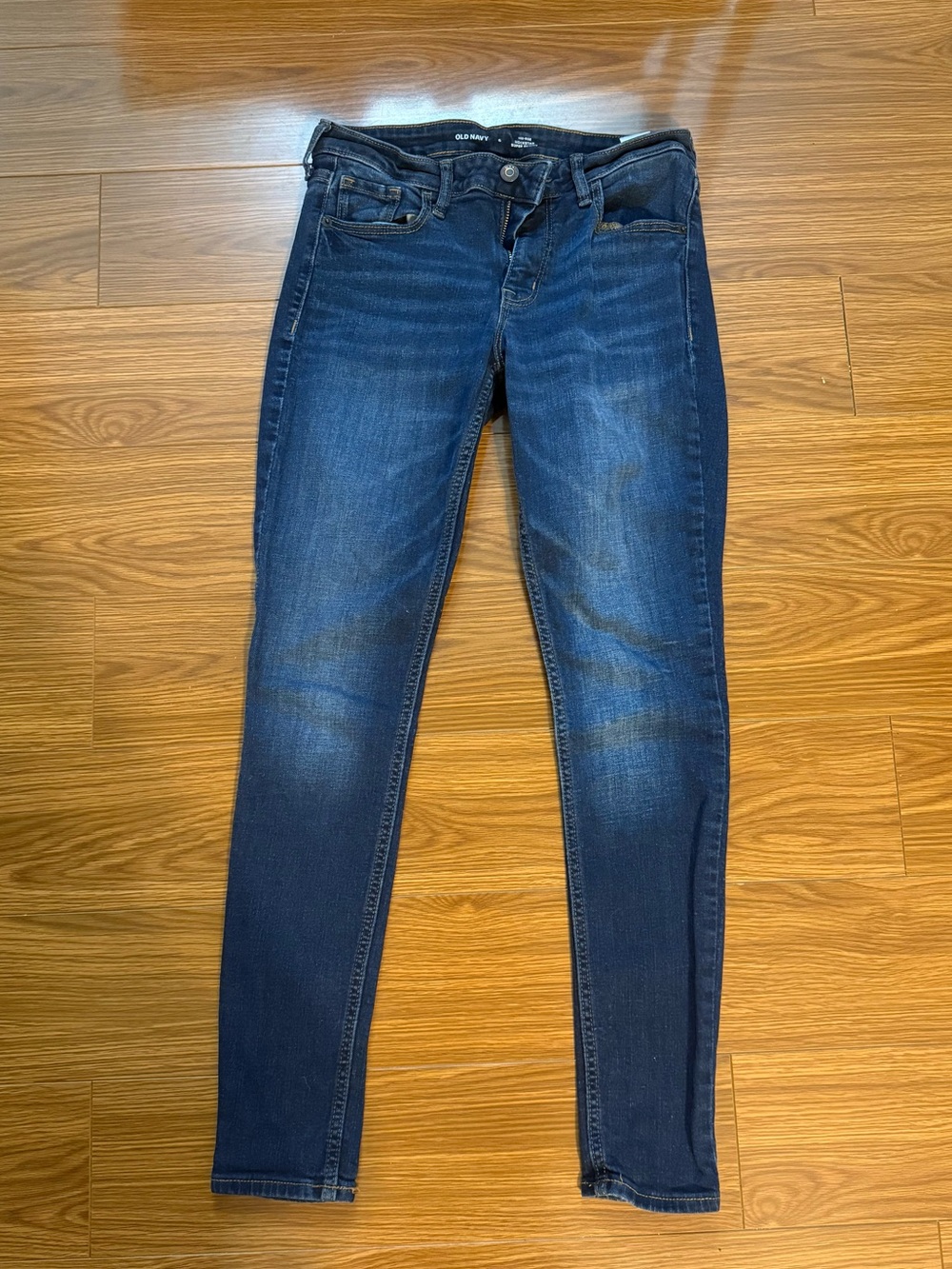 Old Navy Mid-Rise Rockstar Super Skinny Jeans SZ  6